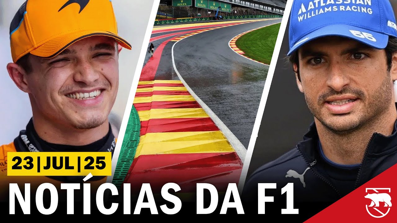 Norris FAVORECIDO + Sainz TRAÍDO + CHUVA da BÉLGICA