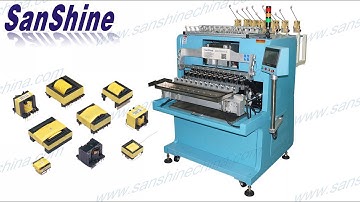 16PCS winding spindls fully automatic coil winding machine (SS1635 winds PQ series transformer)