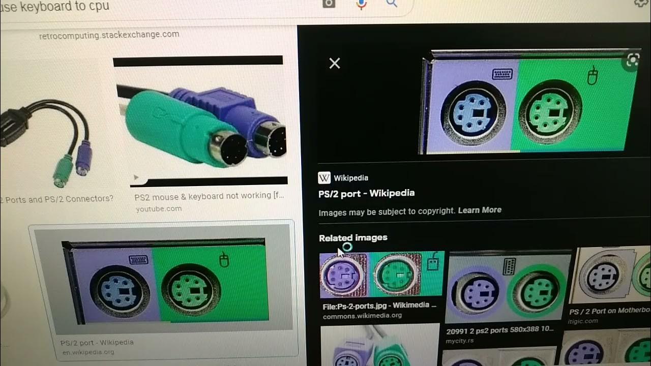 How to Connect Computer Connections , Power cable, VGA , Monitor , PS2 PowerPoint Assignment