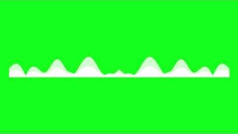 New green screen line audio spectrum | Top audio spectrum | OMER J GRAPHICS | OMER J STUDIO