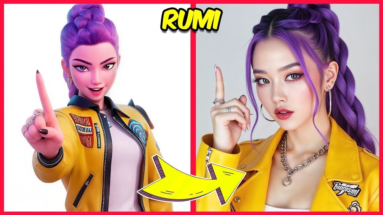 K-POP WARRIORS comme la VRAIE VIE🤯🎶K-Pop Demon Hunters Zoey🔥Jinu💜Mira♥️Romance😃Rumi💚Ari Quiz