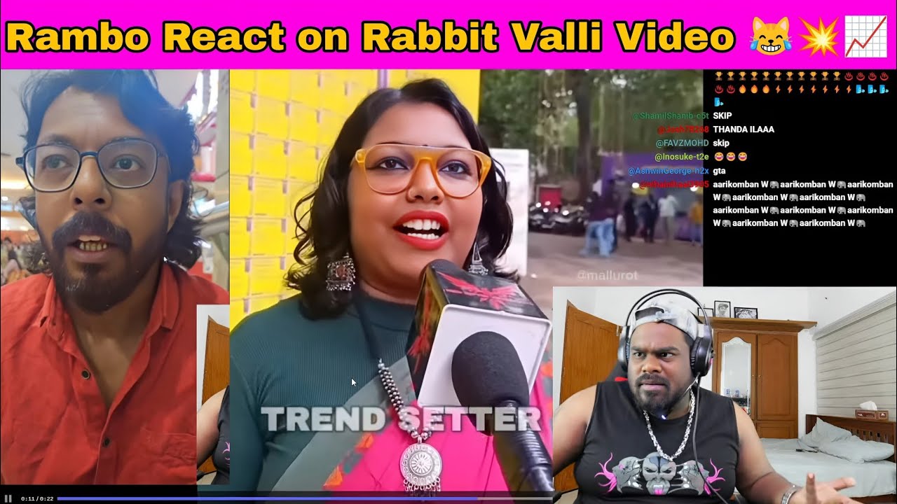 Rambo React on Rabbit Valli Video 💥📈 | W Rambo 💥📈 | Deepak Case Issue ...