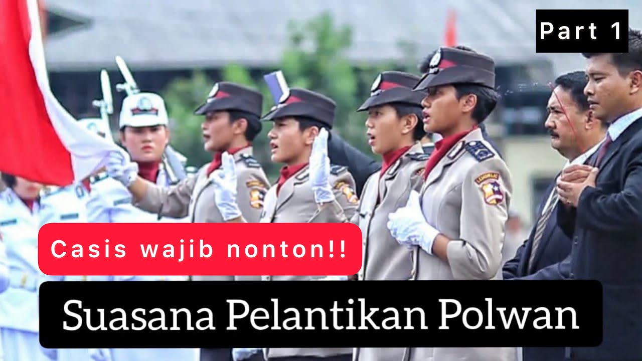 SUASANA HARU PELANTIKAN POLWAN di SEPOLWAN CIPUTAT