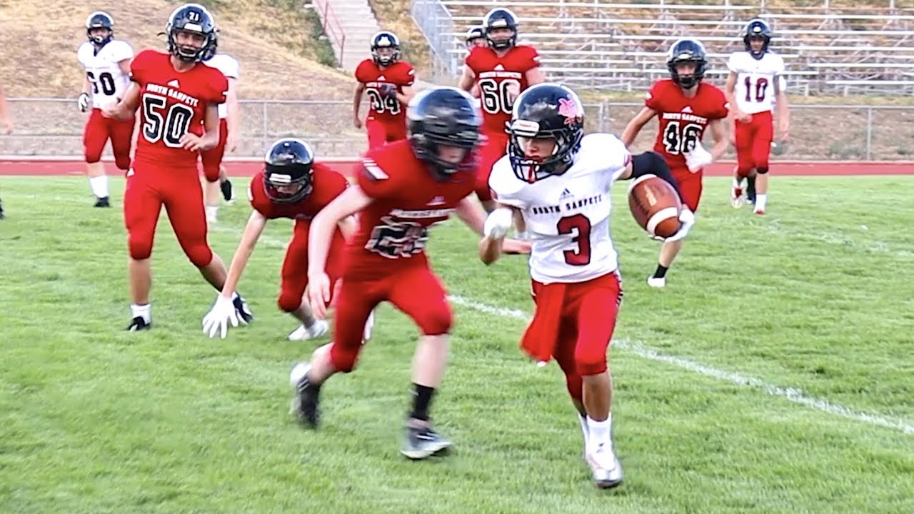 RED and WHITE High School Football Scrimmage! 🏈 YouTube