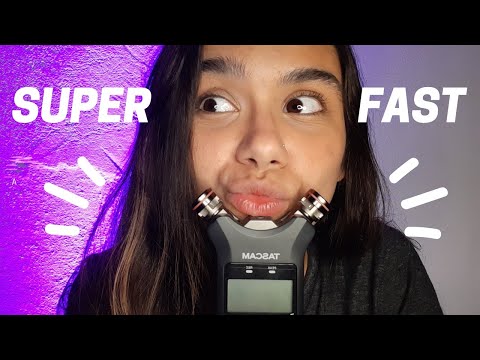 ASMR: SONS DE BOCA SUPER RÁPIDOS COM HAND MOVEMENTS | FAST AND AGGRESSIVE MOUTH SOUNDS