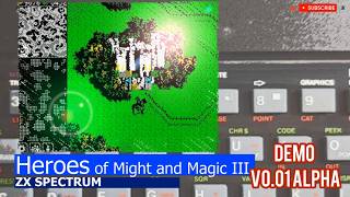 ZX Spectrum -=Heroes of Might and Magic III=- demo v0.01 alpha
