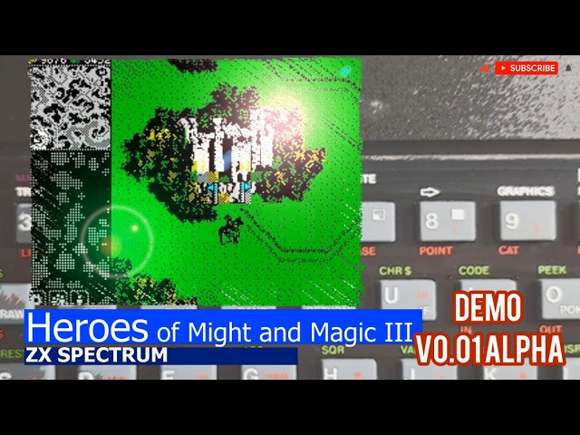 邦楽 FACT 3rd demo ZX Spectrum -=Heroes of Might and Magic III=- demo v0.01 alpha