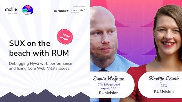 SUX on the beach with RUM - By Karlijn Löwik & Erwin Hofman, CEO & CTO @ RUMvision