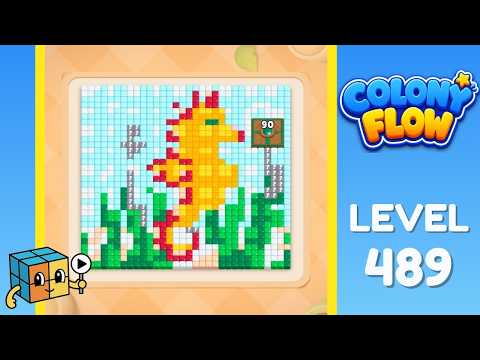 Colony Flow Level 489 Walkthrough Solution