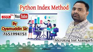 Indexing in Python