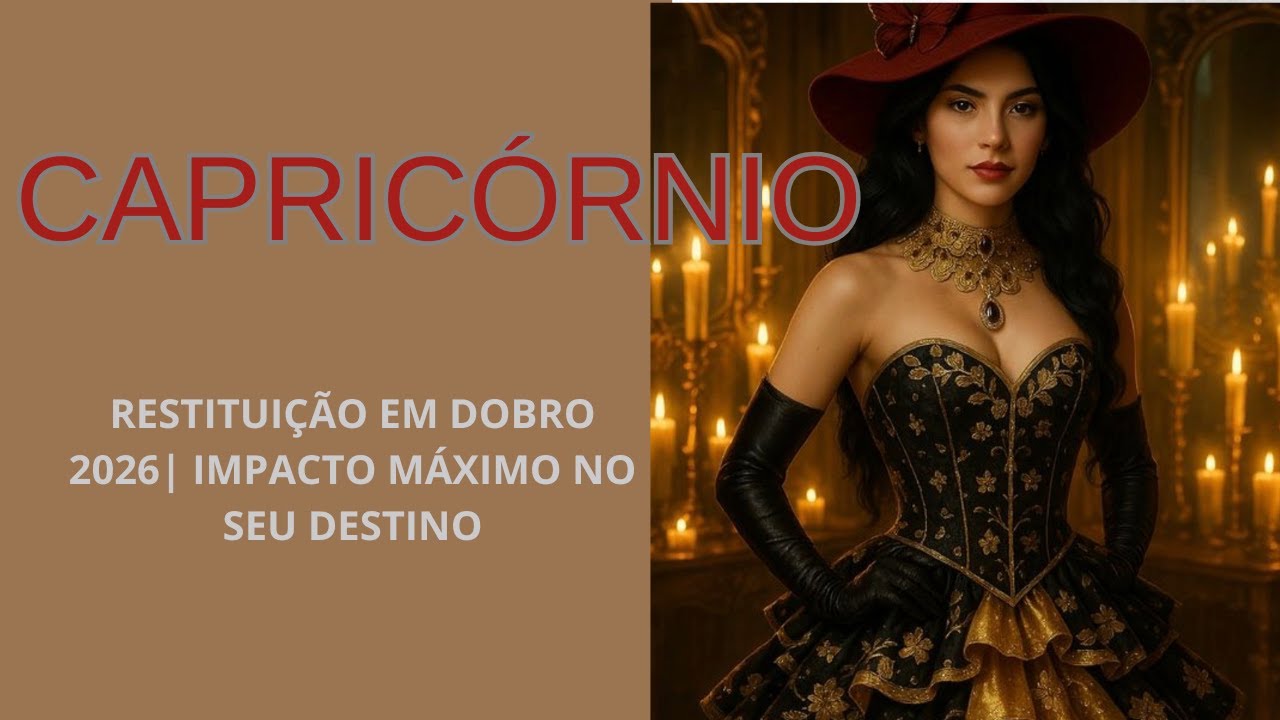 ♑ CAPRICÓRNIO 2026 🔥 IMPACTO MÁXIMO | RESTITUIÇÃO EM DOBRO — O MELHOR ANO DA SUA JORNADA! ✨