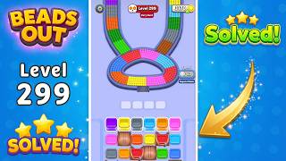 🔴 Beads Out - Level 299 (Very Hard) Walkthrough & Solution 🧠 | New Update!