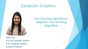 L - 1.5: Midpoint Line Drawing Algorithm Explained | Step-by-Step Guide for Computer Graphics