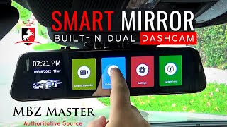 Car SMART MIRROR with builtin dual  Dashcam | 12' Pelsee P12  Full Review!