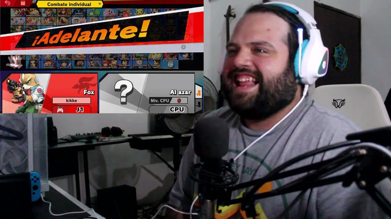 PRIMERA GRABACION DE SWITCH JUGANDO SUPER MASH BROSH ULTIMATE