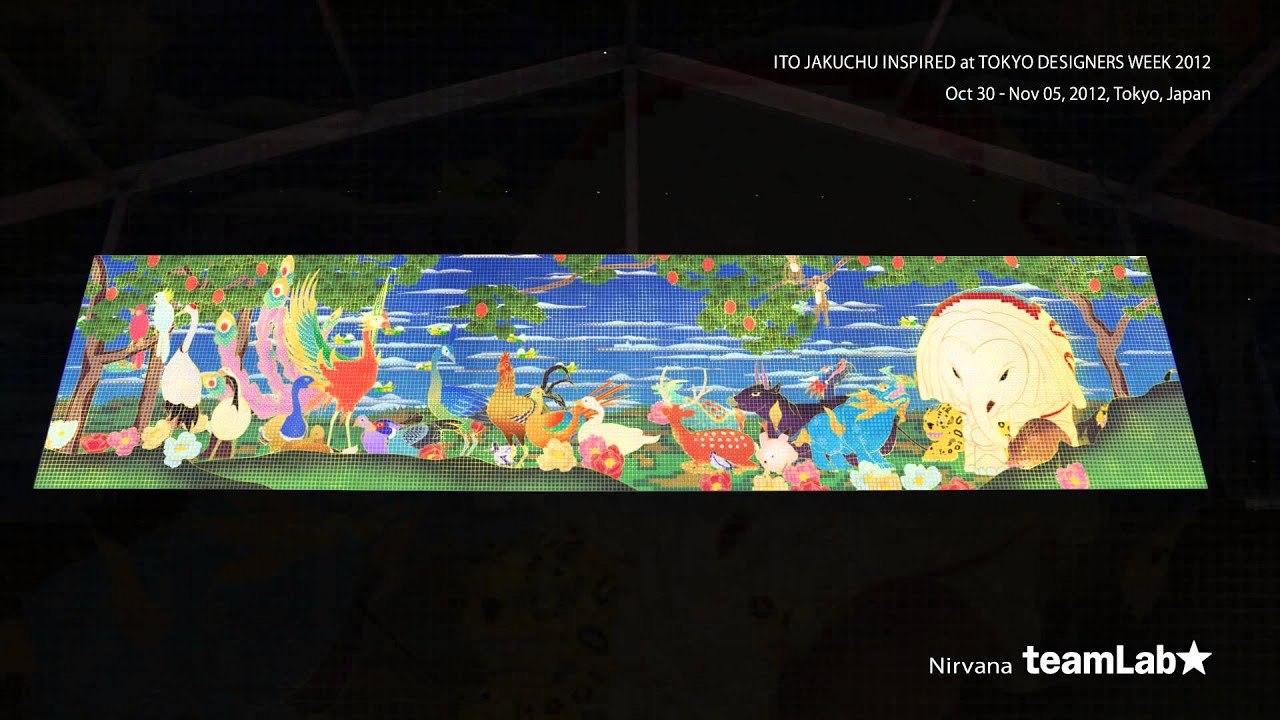 Nirvana @ 伊藤若冲感性インスパイア作品展 - YouTube