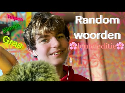 ASMR | trigger words 🌸lente en editie🌸(Vlaams) (ear to ear) 4K