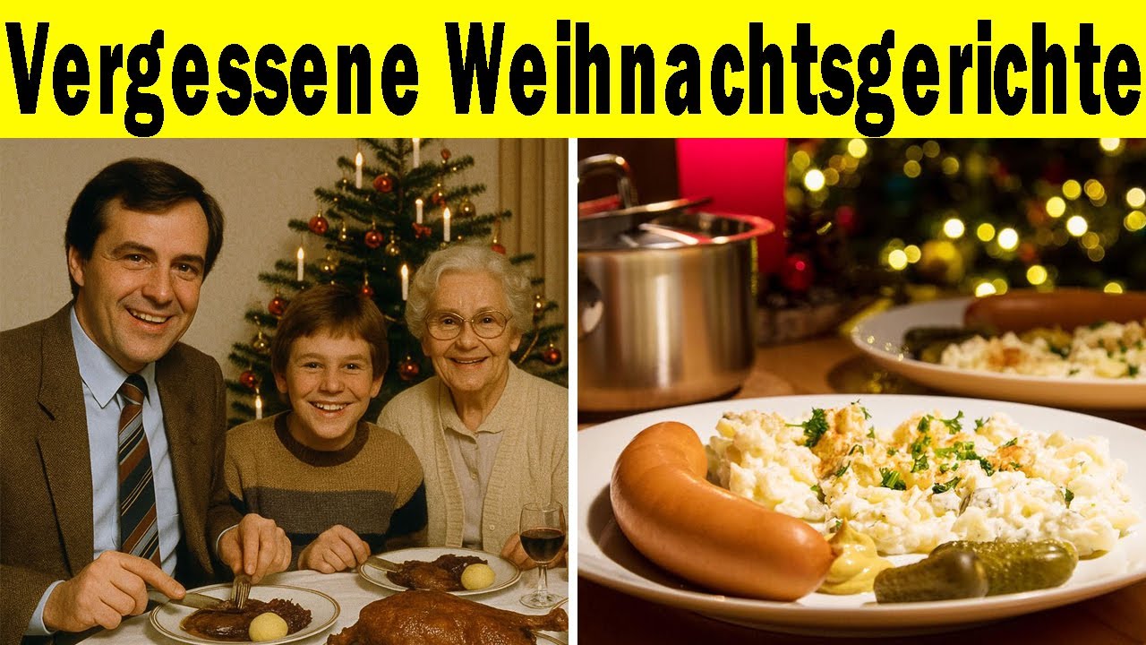 Diese 20 Weihnachtsgerichte von früher kennt heute keiner mehr – Oma hat sie jedes Jahr gemacht!