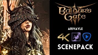 ARIVAYLE [BALDUR'S GATE 3] || 1:1 || 4K HD SCENEPACK w/CC