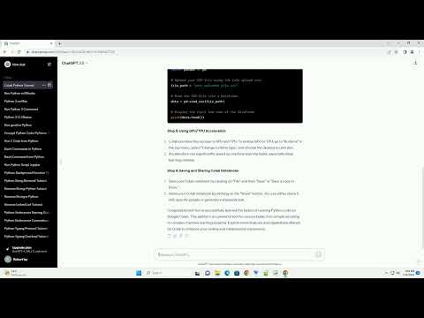 run python code on google colab