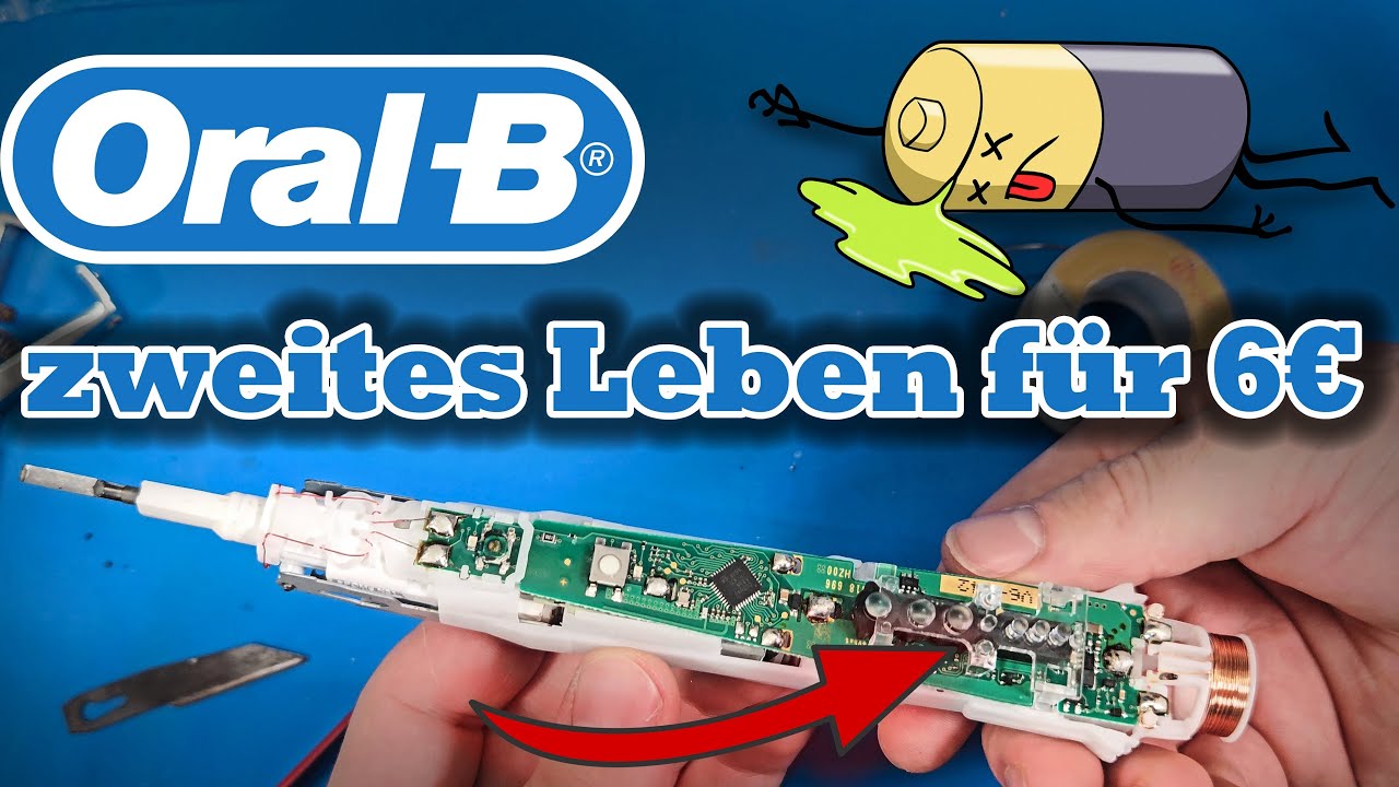 Oral B Professional Care Akku Wechseln Oral B Zahnbürste Akku wechseln für nur 6 Euro! Nachhaltigkeit im