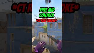 ☁️TEN SMOKE Z RESPA CT DA CI WIĘKSZĄ KONTROLĘ NAD MIDEM 🤯 #cs #counterstrike #mirage #cs2