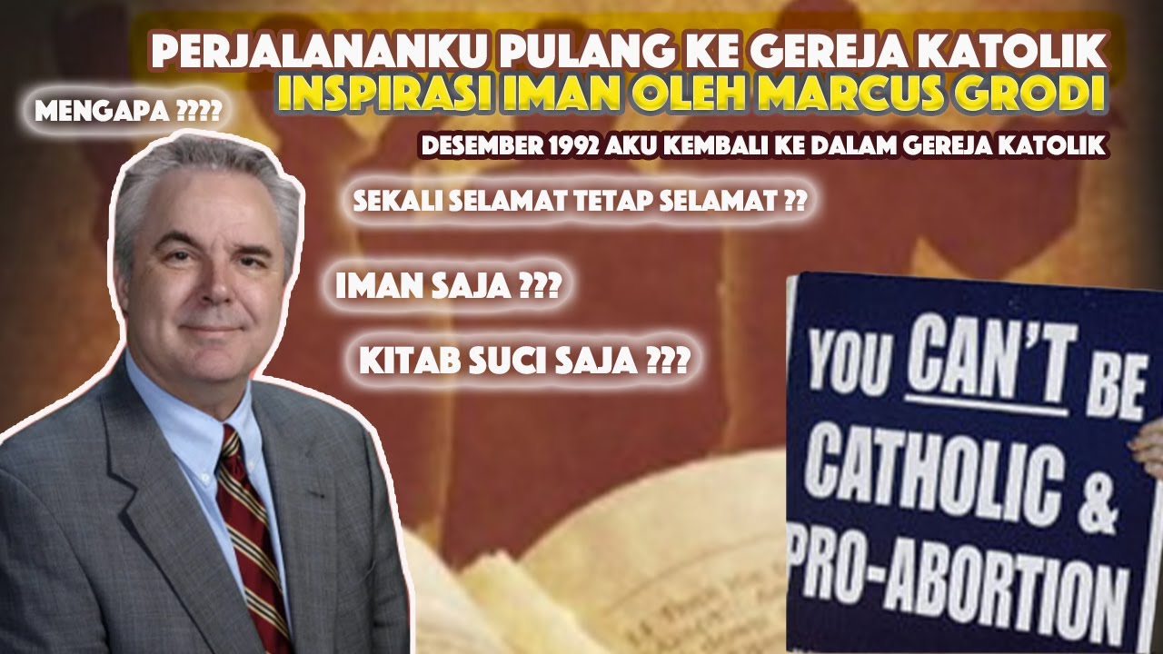 AKU TAK PERNAH BERMIMPI MENJADI KATOLIK TAPI INILAH ‘HUMOR’ DARI ALLAH YANG MAHA PENGASIH.