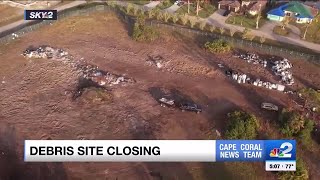 Cape Coral residents worried about bad weather's impact on debris drop-off sites