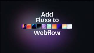 Information Fluxa — Animated Shader Gradients for Webflow, No Code News