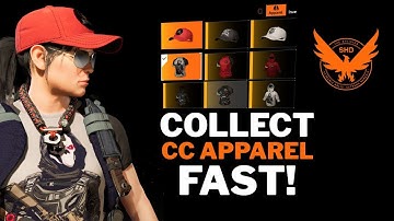 How To Collect CC APPAREL FAST The Division 2 The  Pact!