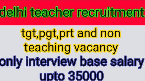 delhi teaching and non teaching staff vacancy notification#(@poonamjooncommerceclasses