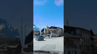 Grainau. Alpen. Альпы. Zugspitze. Самая высокая вершина Альп в Германии.