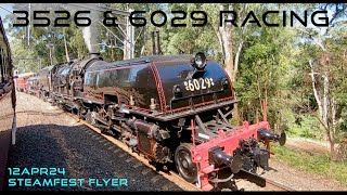 Steam locos 3526 & 6029 