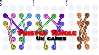Twisted Tangle | Level 1-14 | iOS Android | Gameplay | (Uk Games)