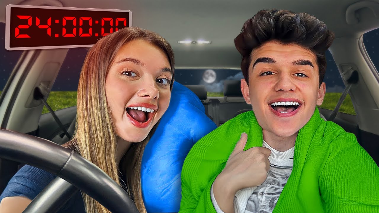 24 SAAT ARABA 'DA KALDIK SON ÇIKAN KAZANIR !? Ahmet Can Dündar | Sıla Dündar