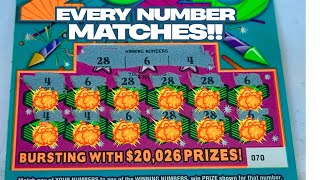 ‼️MANUAL WIN ALL‼️Every Number Matches on Happy New Year 2026🎉20X the Money💲Georgia Lottery Tickets 