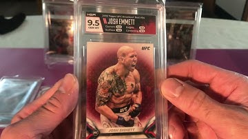 HGA graded UFC card blind reveal
