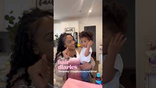 Baby Shampoo + Detangling Routine | one year old #babyhaircare #haircare