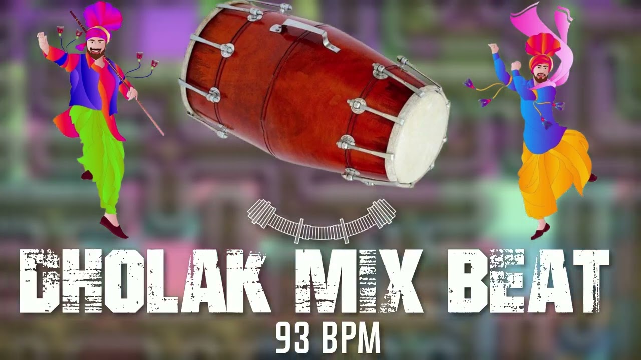 New Song Beat || Free Punjabi Dhol Dholak Mix Beat || Punjabi 93 BPM Mix Beat By Shyam Verma