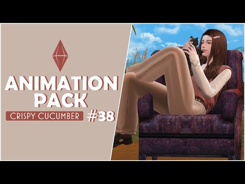 Видео: THE SIMS 4 ANIMATION PACK #38 l CRISPY CUCUMBER