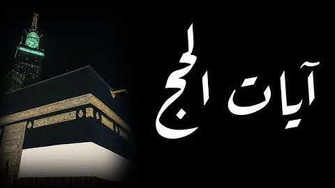 عبد الباسط عبد الصمد | آيات الحج