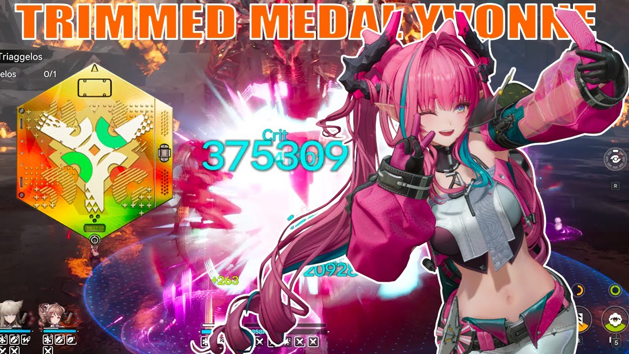 Triaggelos trimmed medal : Yvonne | Arknights : Enfield