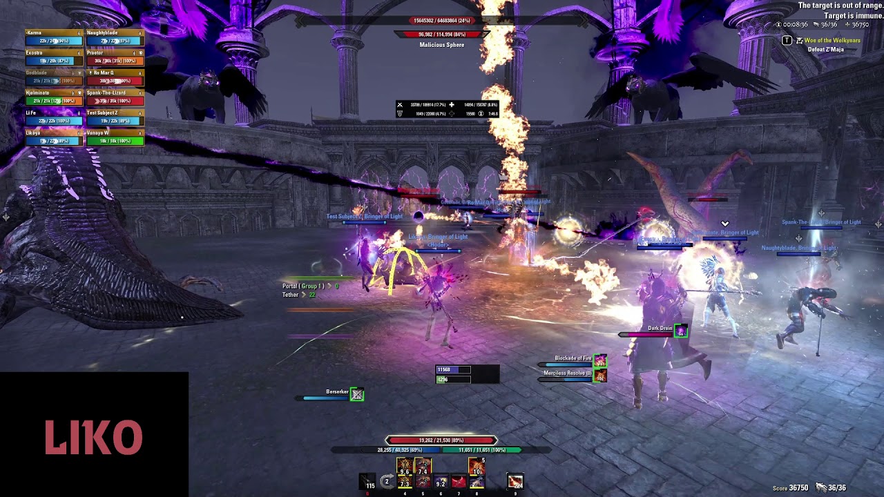 ESO - [Hodor / MC] - Gryphon Heart - Veteran Cloudrest HM No Death Speed Run Mashup - Summerset