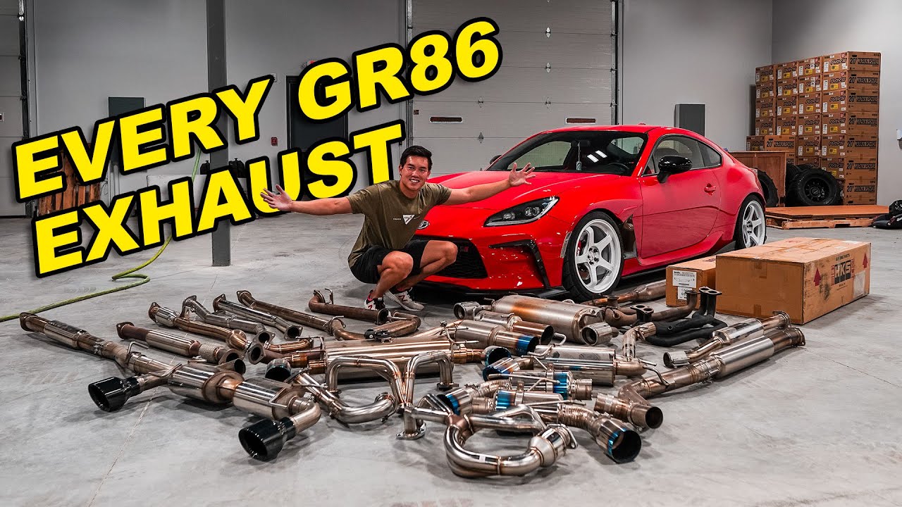 ВСЕ КОМПЛЕКТЫ ВЫХЛОПА GR86!