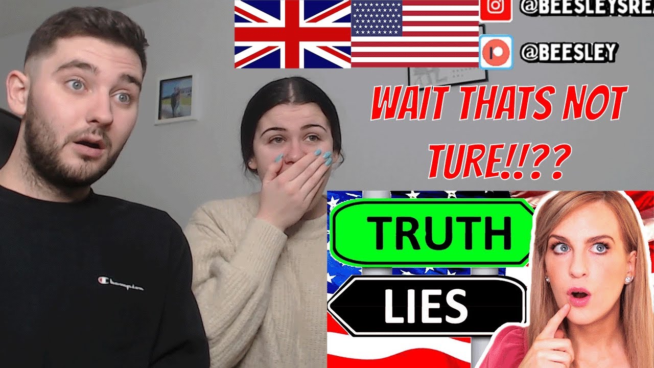 British Couple Reacts to 10 CRAZY things I got WRONG about America ...