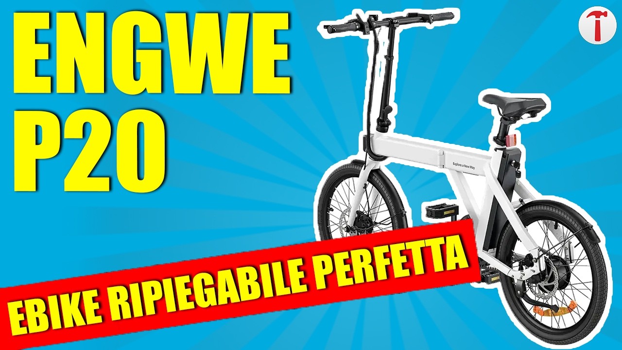 Engwe P20: la E-BIKE compatta e LEGALE che stavi cercando