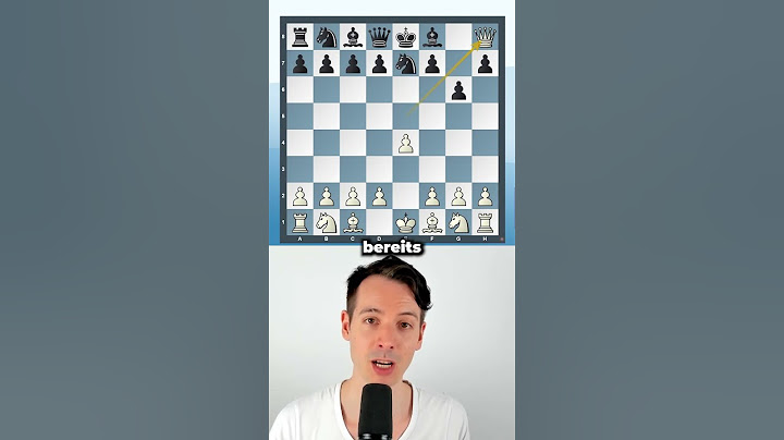 So gewinnst du in nur 4 Zügen! #schach