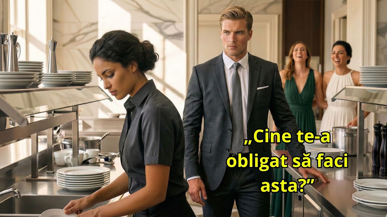 Au obligat-o să spele vase la eveniment… fără să știe că soțul milionar era proprietarul conacului.