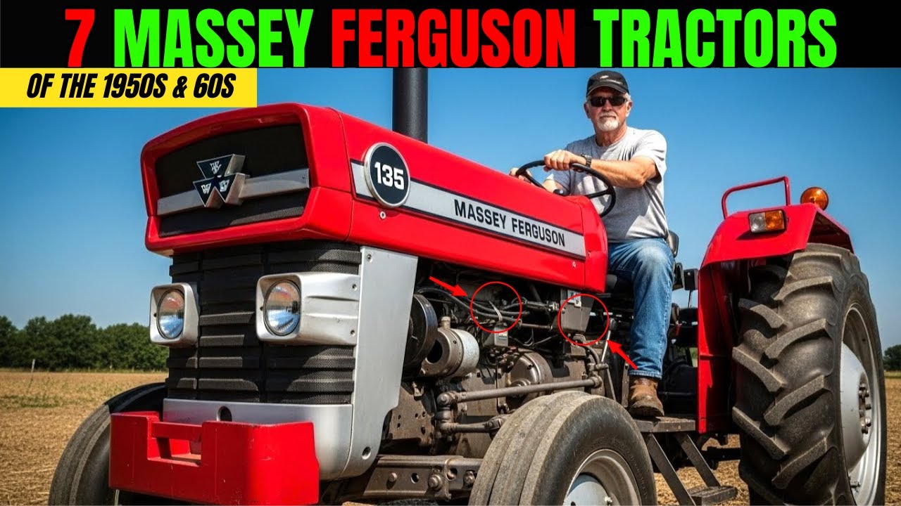 7 Legendary Massey Ferguson Tractors of the 1950s & 60s That Changed Farming