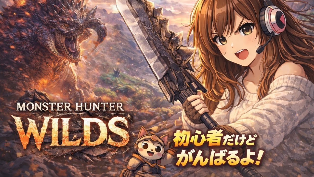 【参加型】MHWs　護石や群れクエ一緒いきませんか🐻苦手なオメガ、ゴグマもいけたら・・・